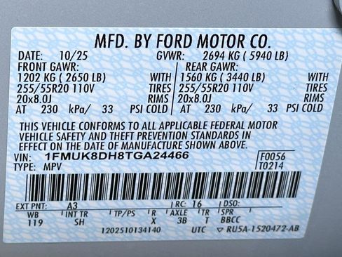 New 2026 Ford Explorer Active image 41