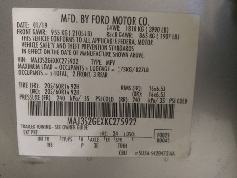 Used 2019 Ford EcoSport SE image 33