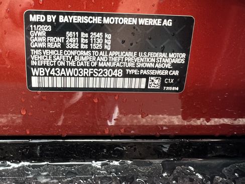 Used 2024 BMW i4 eDrive35 w/ M Sport Package RWD image 37
