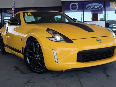 Used 2018 Nissan 370Z Coupe w/ Z34 Heritage Edition - Yellow image 2