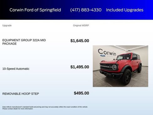 Certified 2024 Ford Bronco Black Diamond AWD/4WD image 6