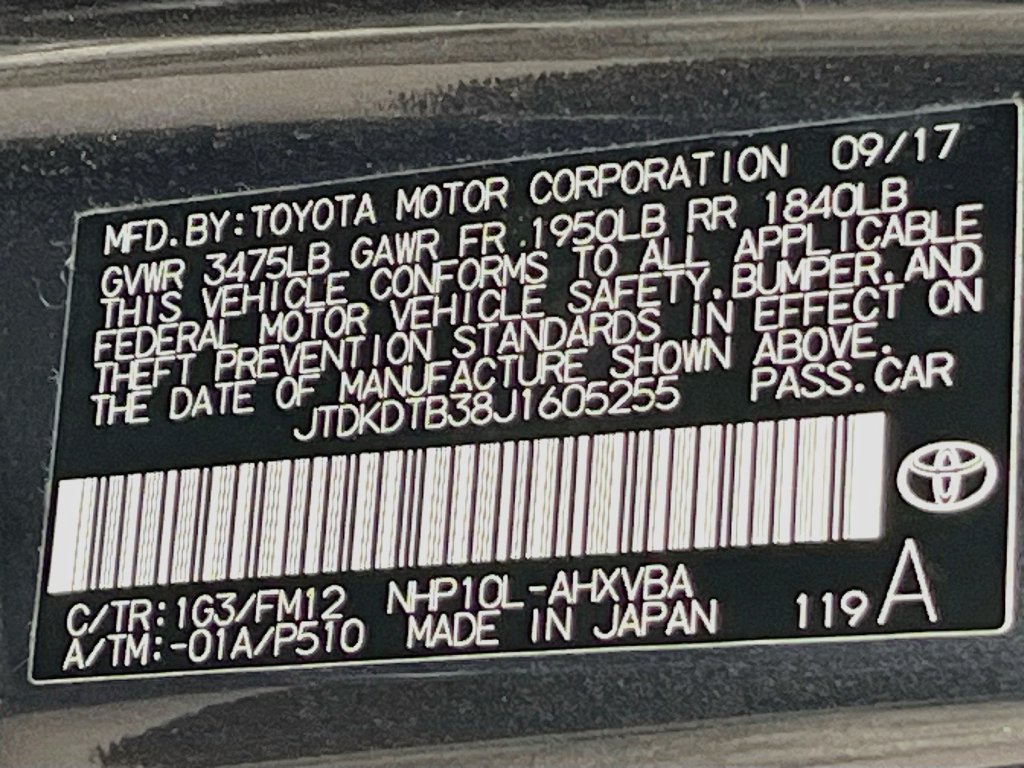 Used 2018 Toyota Prius C Two FWD image 29