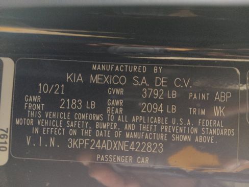 Used 2022 Kia Forte LXS FWD image 33