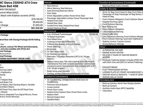 Used 2024 GMC Sierra 2500 AT4 AWD/4WD image 12
