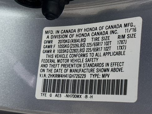 Used 2016 Honda CR-V SE image 12