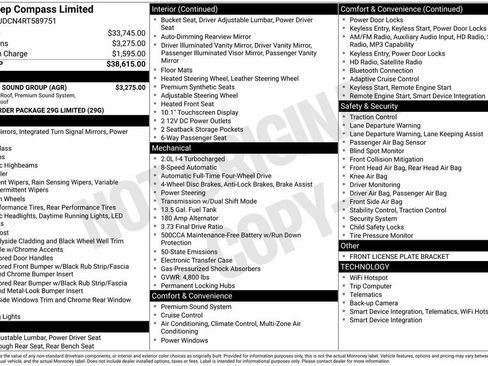 Used 2024 Jeep Compass Limited w/ Sun and Sound Group image 6