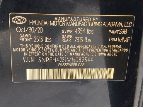 Used 2021 Hyundai Sonata Limited w/ Preferred Accessory Package FWD image 33
