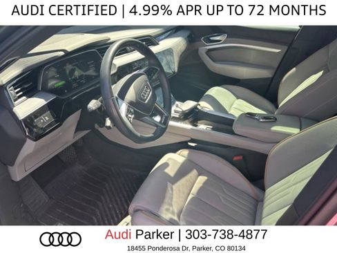 Used 2024 Audi Q8 e-tron Prestige w/ Prestige Package AWD/4WD image 7