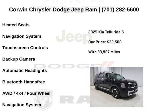 Used 2025 Kia Telluride S AWD/4WD image 6