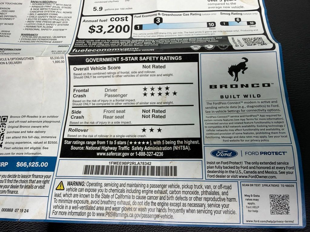 Used 2024 Ford Bronco Badlands AWD/4WD image 46