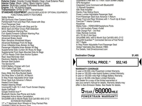Used 2022 Chrysler Pacifica Touring-L w/ Uconnect Theater Family Group FWD image 9