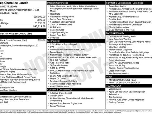 New 2026 Jeep Cherokee Laredo AWD/4WD image 6