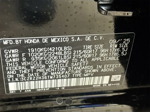 New 2026 Honda HR-V LX image 28