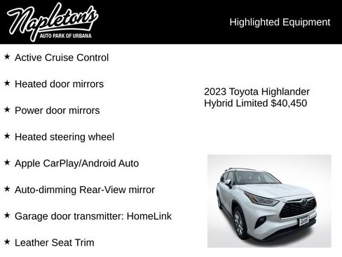 Used 2023 Toyota Highlander Limited FWD image 8