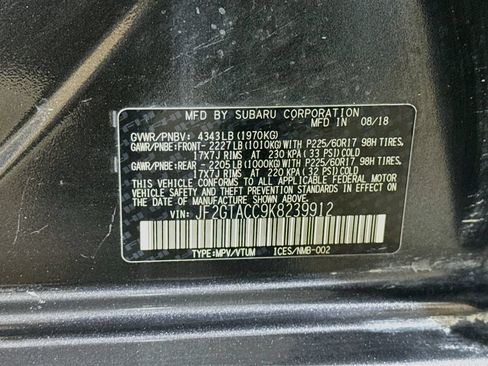 Used 2019 Subaru Crosstrek 2.0i Premium AWD/4WD image 39