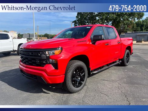 New 2026 Chevrolet Silverado 1500 Custom w/ Turbomax Blackout Package AWD/4WD image 1