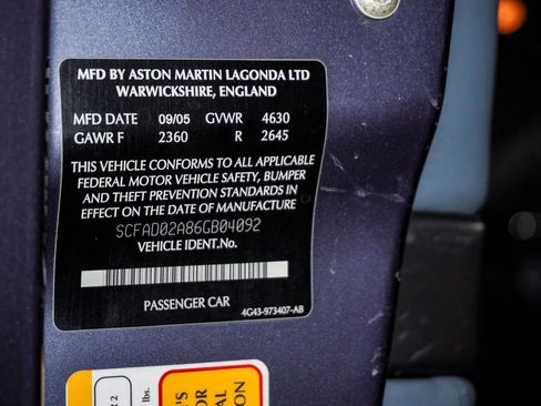 Used 2006 Aston Martin DB9 Volante image 36