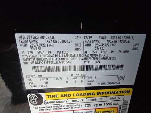 Used 2020 Ford Expedition Max King Ranch w/ Cargo Package image 36