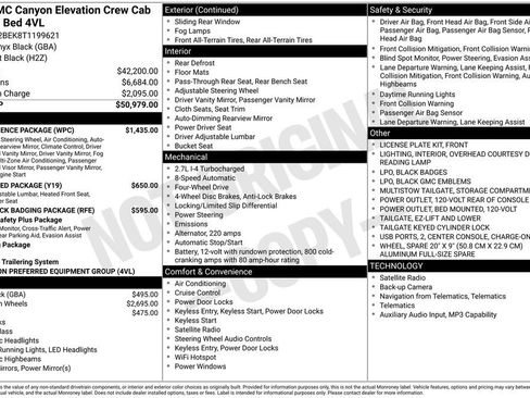 New 2026 GMC Canyon Elevation w/ Convenience Package AWD/4WD image 47