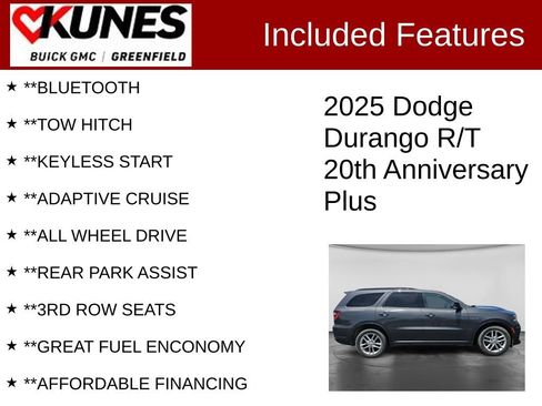 Used 2025 Dodge Durango R/T AWD/4WD image 3