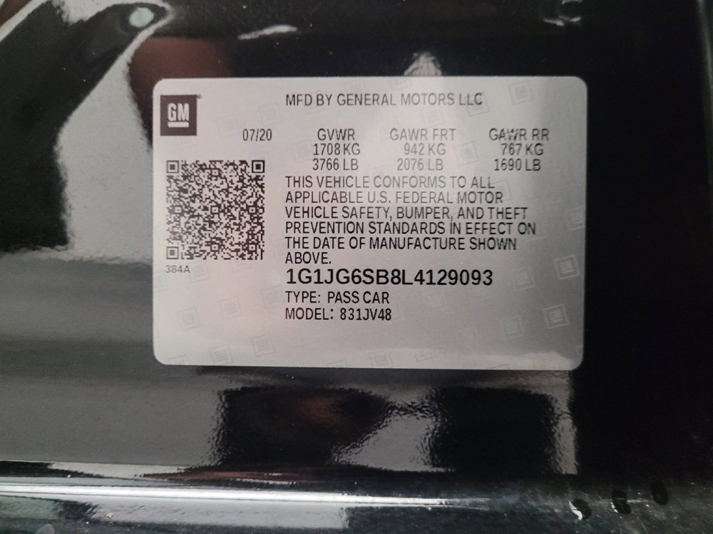 Used 2020 Chevrolet Sonic LT FWD image 33