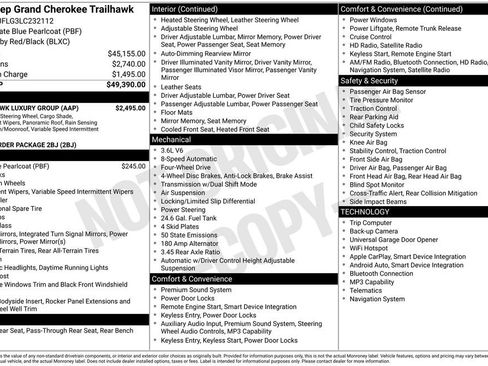 Used 2020 Jeep Grand Cherokee Trailhawk w/ Trailhawk Luxury Group image 7