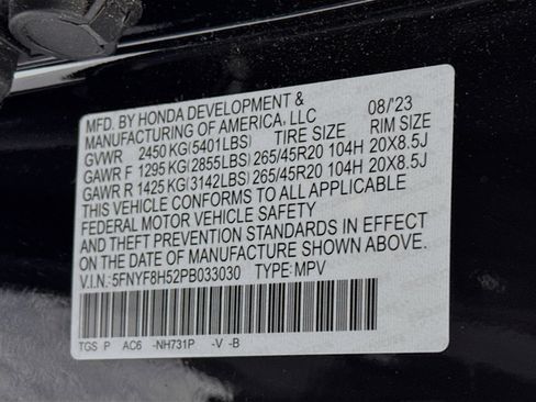Certified 2023 Honda Passport EX-L image 31