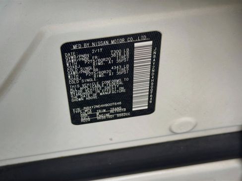 Used 2017 Nissan Armada SL w/ Technology Package RWD image 12