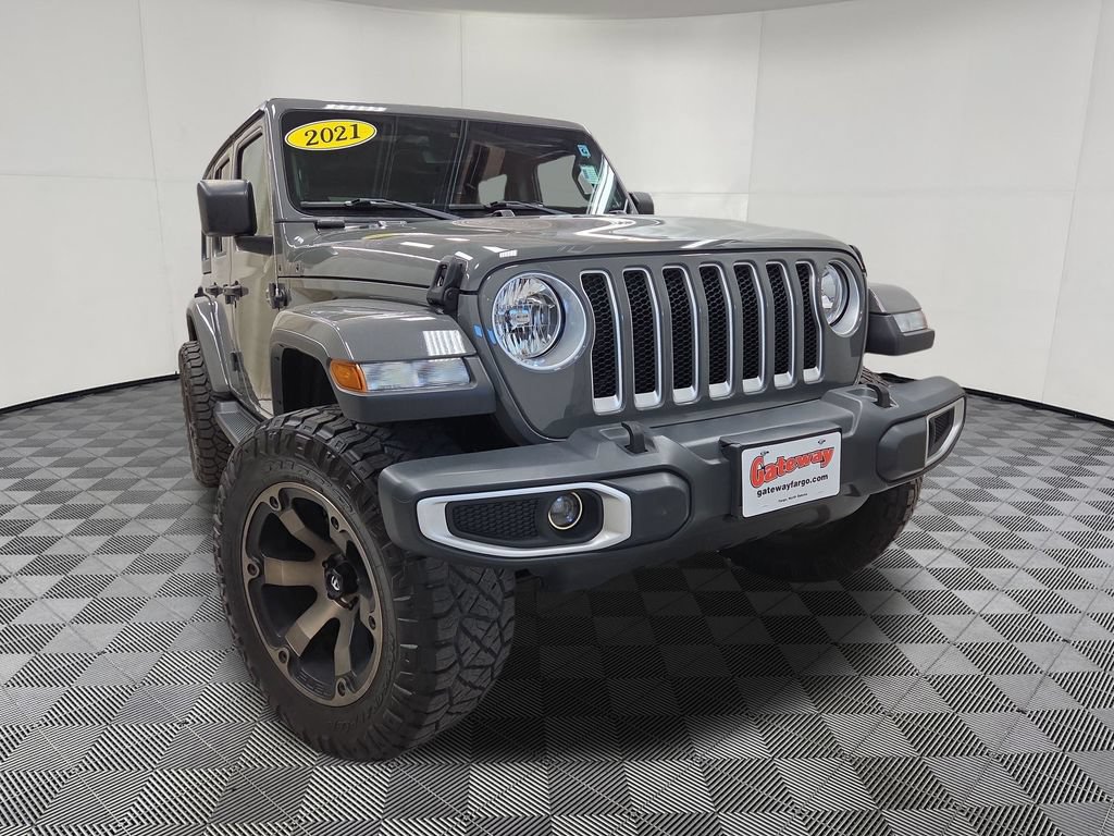 Used 2021 Jeep Wrangler Unlimited Sahara AWD/4WD image 2
