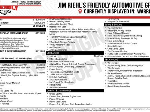 Used 2025 Jeep Wrangler Unlimited Sahara AWD/4WD image 1