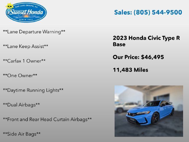 Certified 2023 Honda Civic Type R image 10