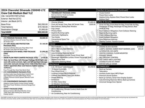 Used 2024 Chevrolet Silverado 2500 LTZ w/ LTZ Premium Package AWD/4WD image 25