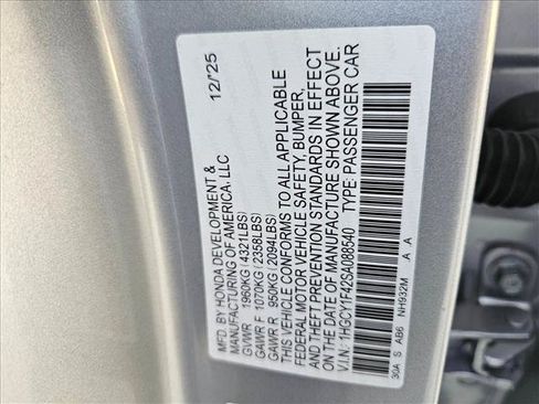 Used 2025 Honda Accord SE image 19