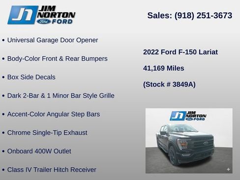 Used 2022 Ford F150 Lariat AWD/4WD image 15
