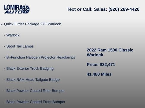 Used 2022 RAM 1500 Warlock AWD/4WD image 6
