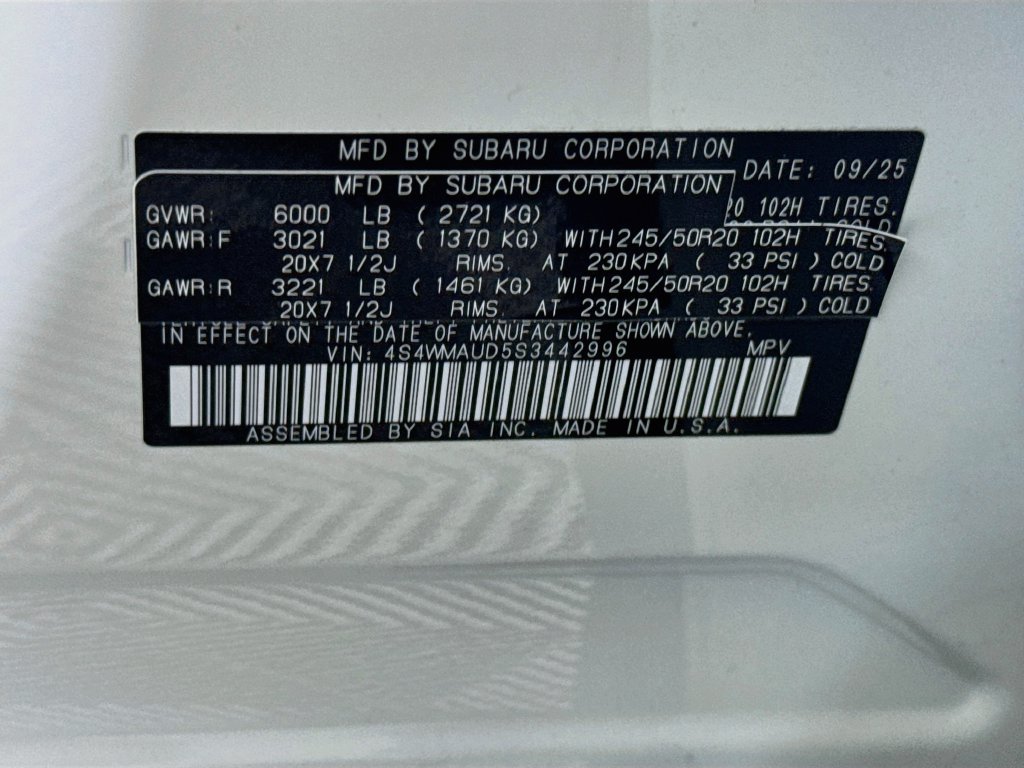 Used 2025 Subaru Ascent Touring AWD/4WD image 41