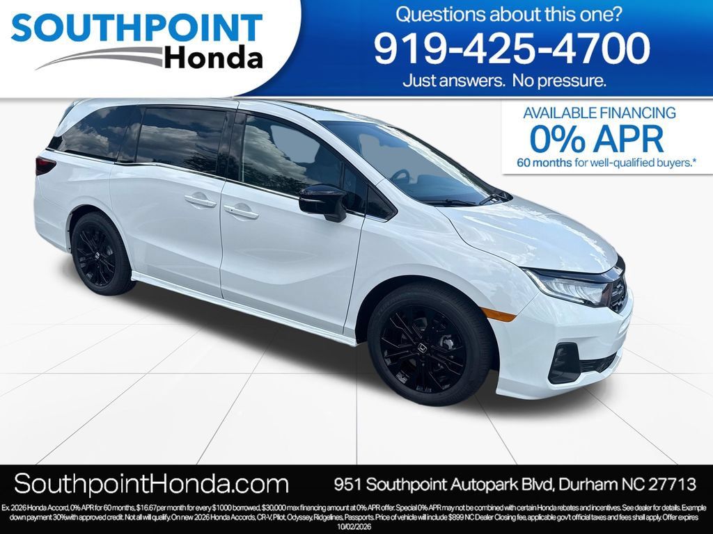 New 2026 Honda Odyssey Sport-L 360° Tour