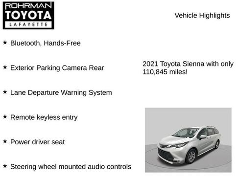 Used 2021 Toyota Sienna XLE AWD/4WD image 7