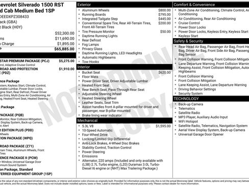 Used 2023 Chevrolet Silverado 1500 RST w/ RST All Star Premium Package AWD/4WD image 3