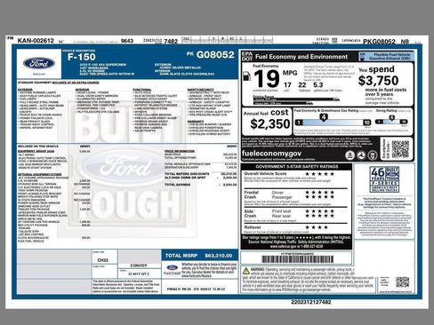 Used 2023 Ford F150 XLT w/ Equipment Group 302A High AWD/4WD image 31
