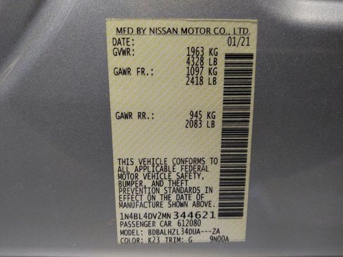 Used 2021 Nissan Altima 2.5 SV image 33