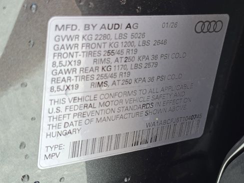 New 2026 Audi Q3 quattro 2.0T image 36