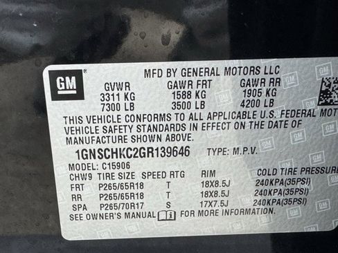 Used 2016 Chevrolet Suburban LT w/ Luxury Package image 38