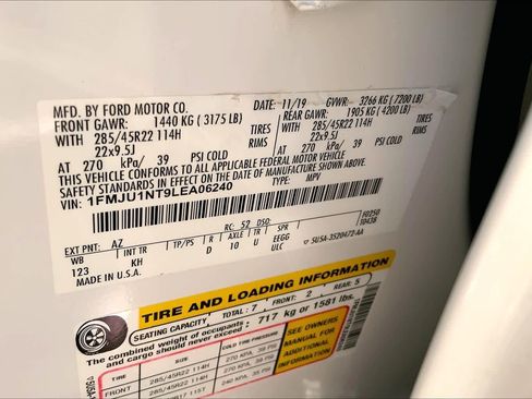 Certified 2020 Ford Expedition King Ranch w/ Cargo Package image 34