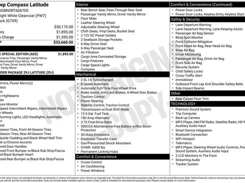 Used 2024 Jeep Compass Latitude w/ Altitude Special Edition AWD/4WD image 29