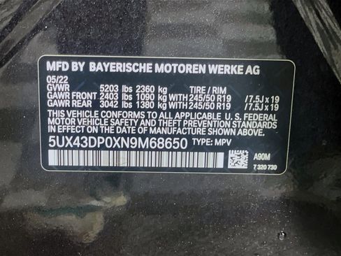 Used 2022 BMW X3 sDrive30i w/ Convenience Package image 12