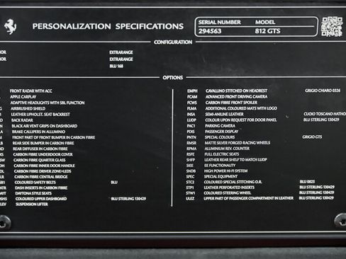 Used 2023 Ferrari 812 GTS RWD image 18