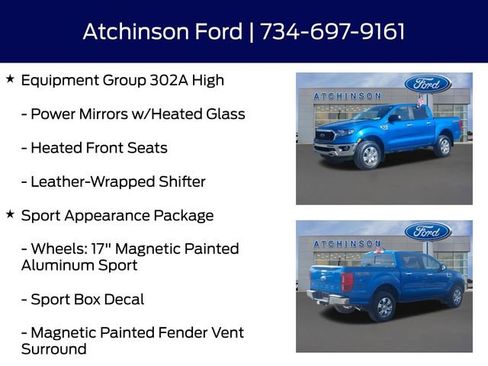 Used 2023 Ford Ranger XLT w/ Equipment Group 302A High AWD/4WD image 17