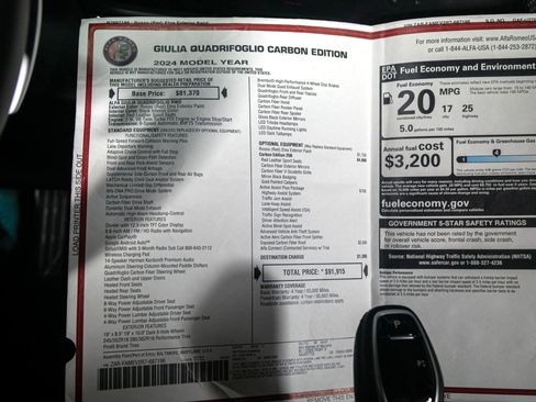 Used 2024 Alfa Romeo Giulia Quadrifoglio image 45