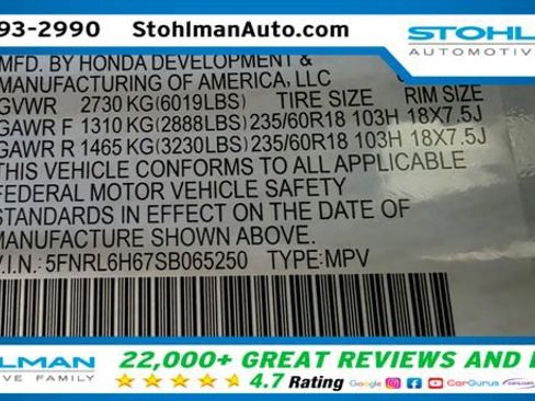Used 2025 Honda Odyssey EX-L image 39